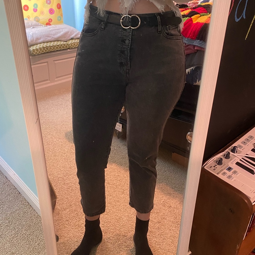 Gap Black Button Fly Jeans